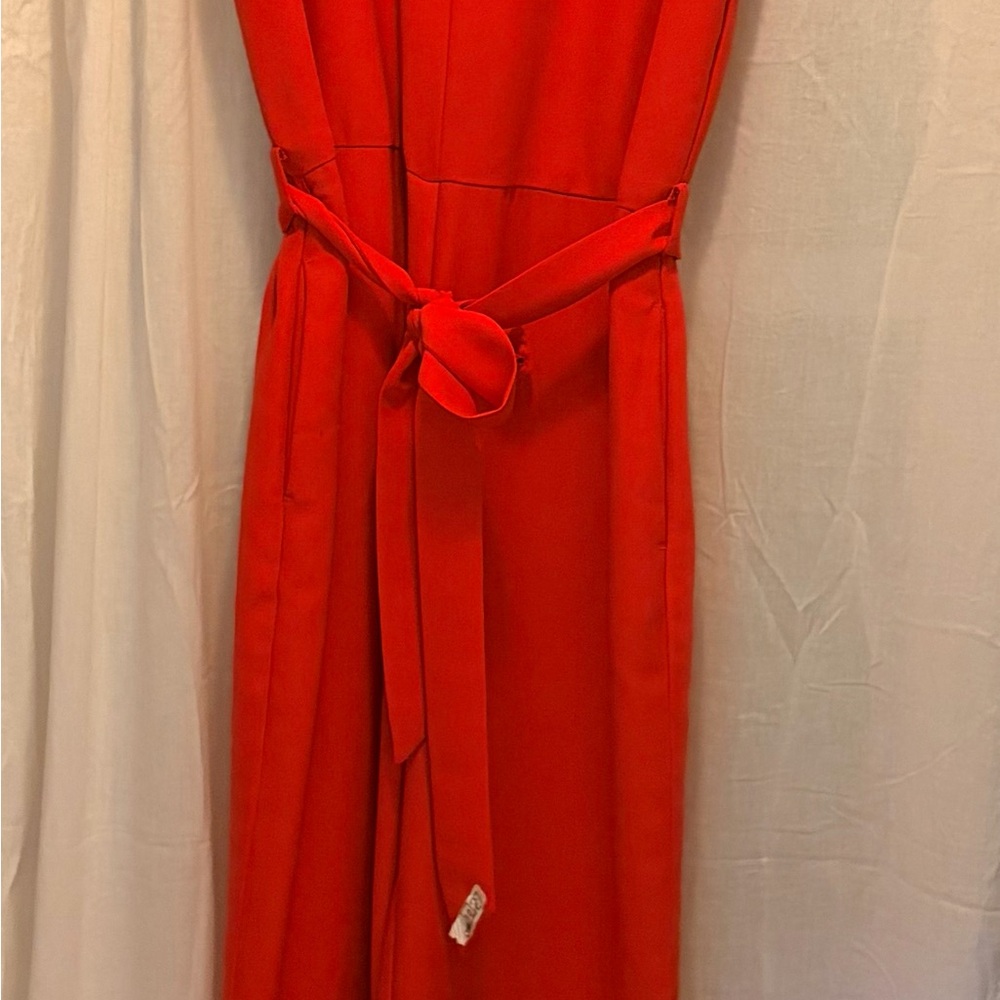 Banana Republic Vibrant Red Jumpsuit